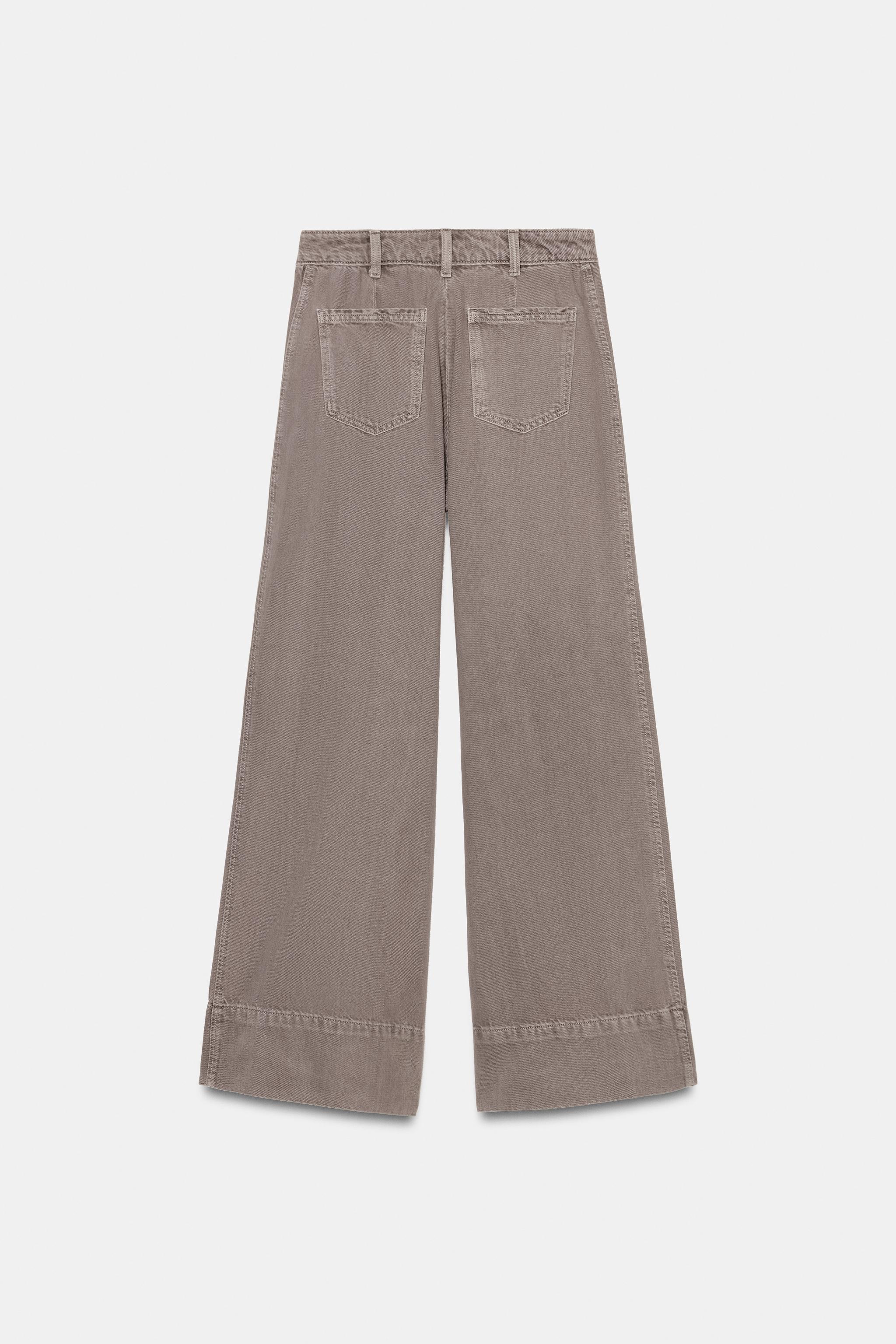 Z1975 MID-RISE WIDE LEG JEANS WITH DARTS